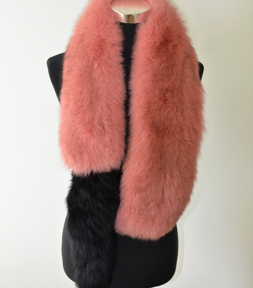 black fur stoles